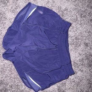 purple lululmeon hotty hot shorts